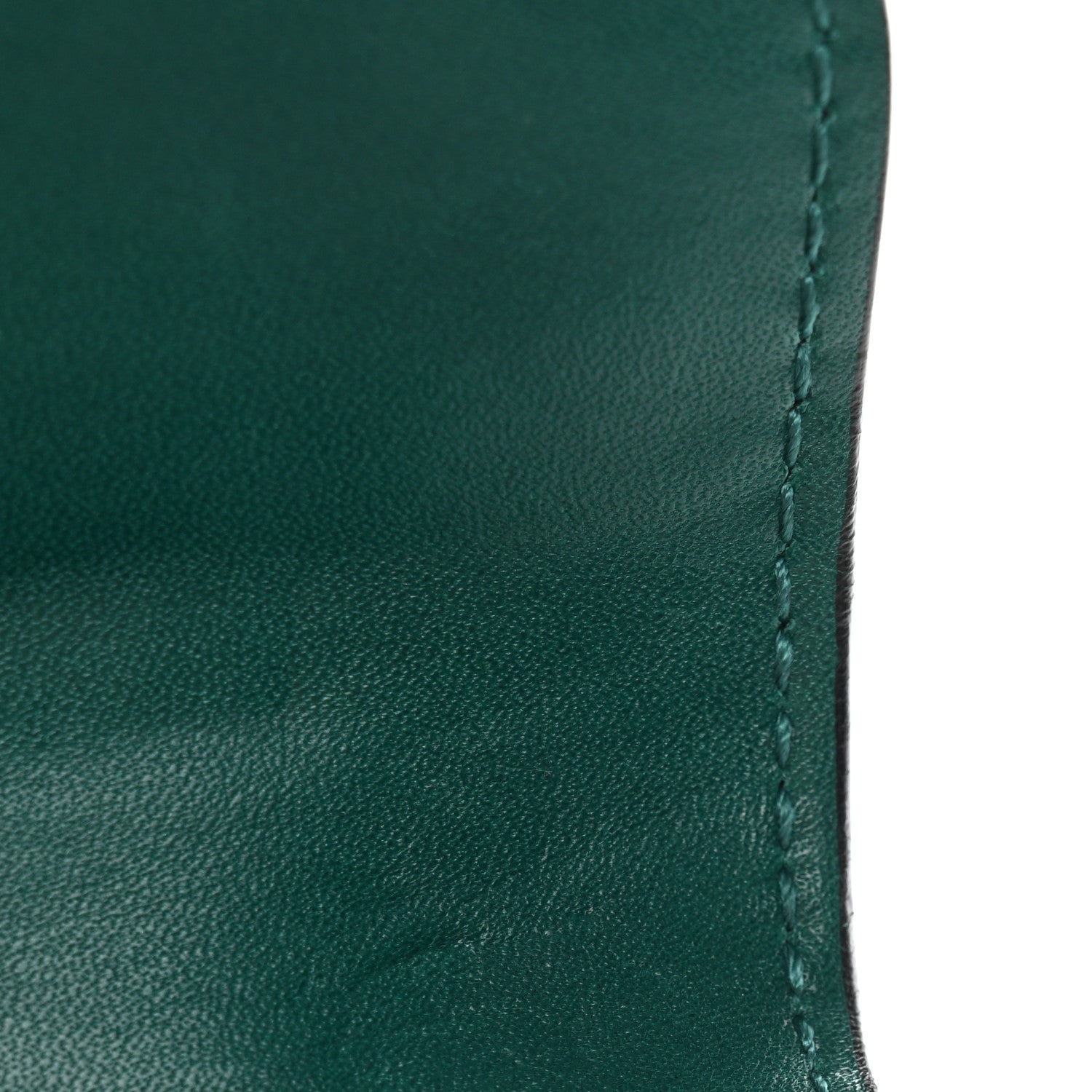 Bulgari Calfskin Serpenti Forever Flap Clutch Emerald Green 11 of 12