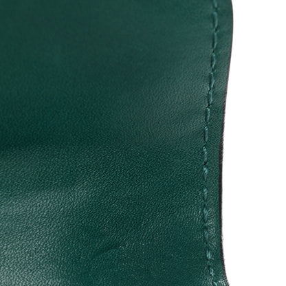 Bulgari Calfskin Serpenti Forever Flap Clutch Emerald Green 11 of 12
