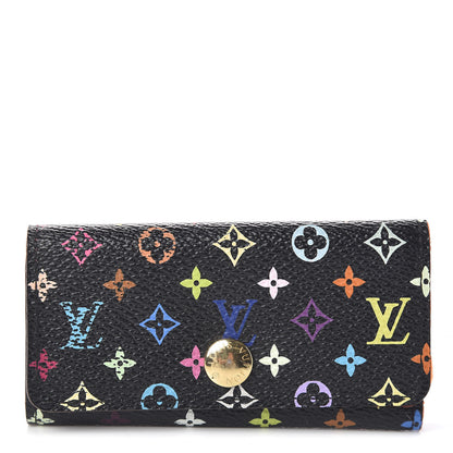 Louis Vuitton Monogram Multicolor Multicles 4 Key Holder Black Grenade 1 of 6