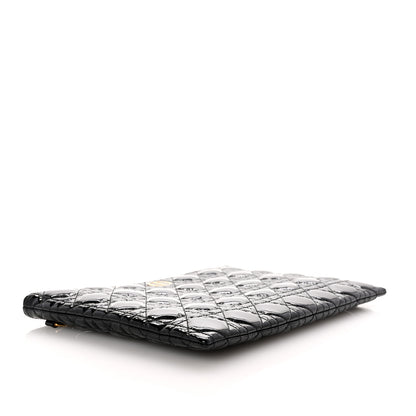 Christian Dior Patent Cannage Large Caro Daily Pouch Black 4 of 7