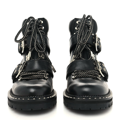 Jimmy Choo Calfskin Breeze Biker Boots 36 Black 2 of 8