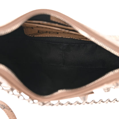 Balenciaga Coated Canvas BB Monogram Le Cagole Mini Purse With Chain Beige Brown 5 of 10