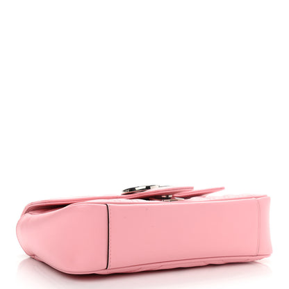 Gucci Calfskin Matelasse Mini GG Marmont Shoulder Bag Wild Rose 4 of 10