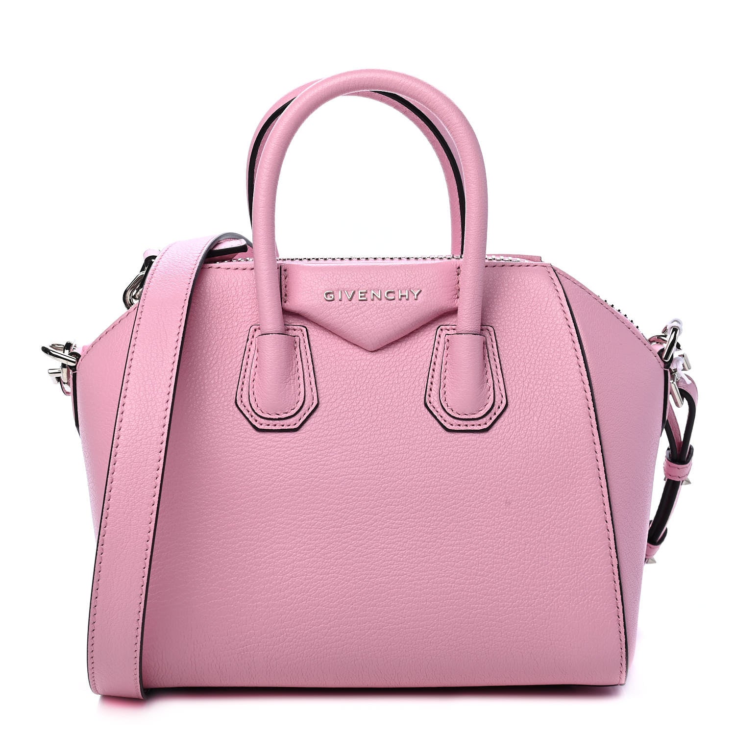 Givenchy Sugar Goatskin Mini Antigona Baby Pink 1 of 9