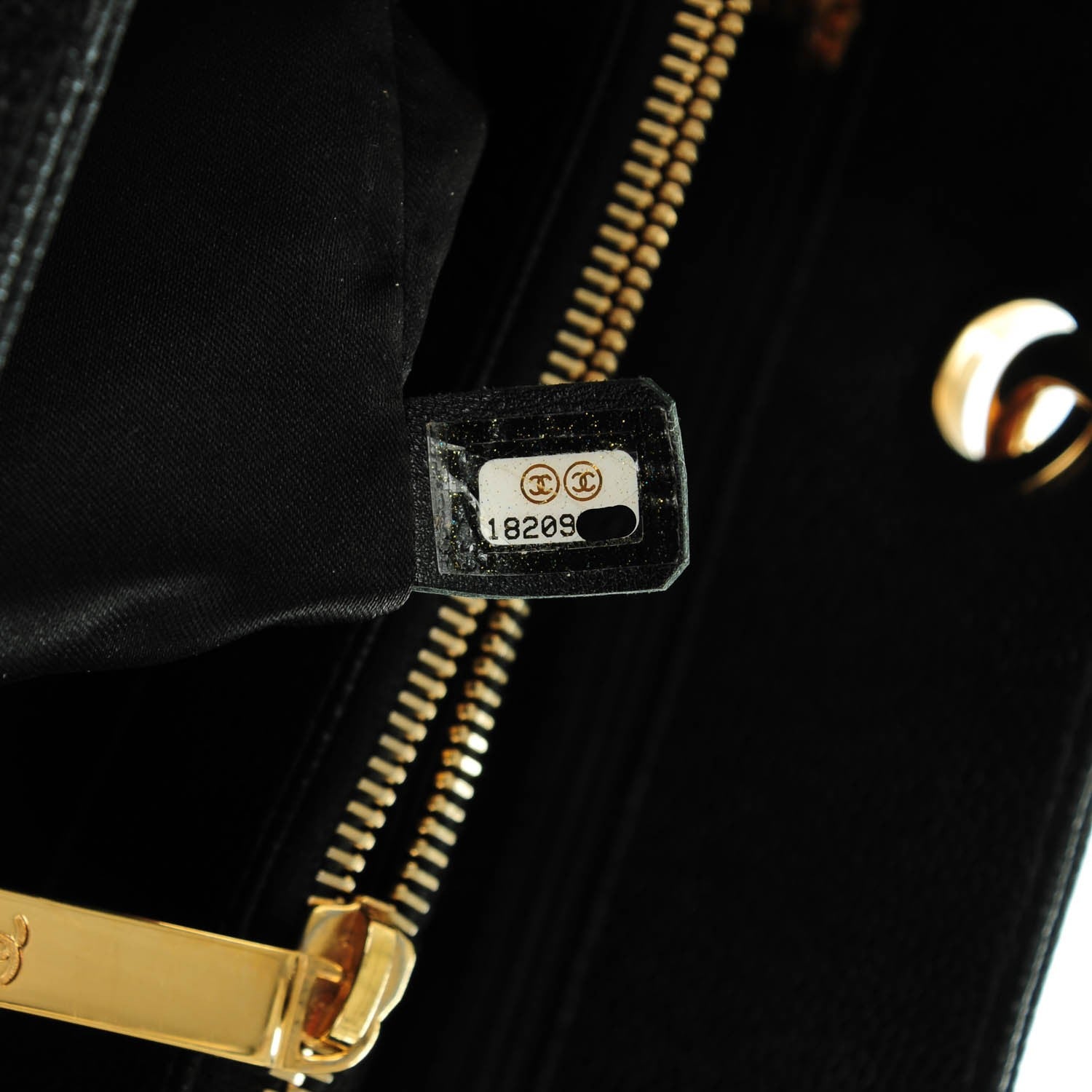 Chanel Caviar Quilted Grand Shopping Tote GST Black 7 of 7