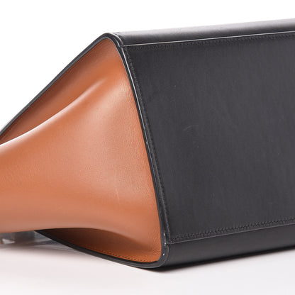 Celine Satin Calfskin Small Tri-Color Trapeze Khaki 16 of 19