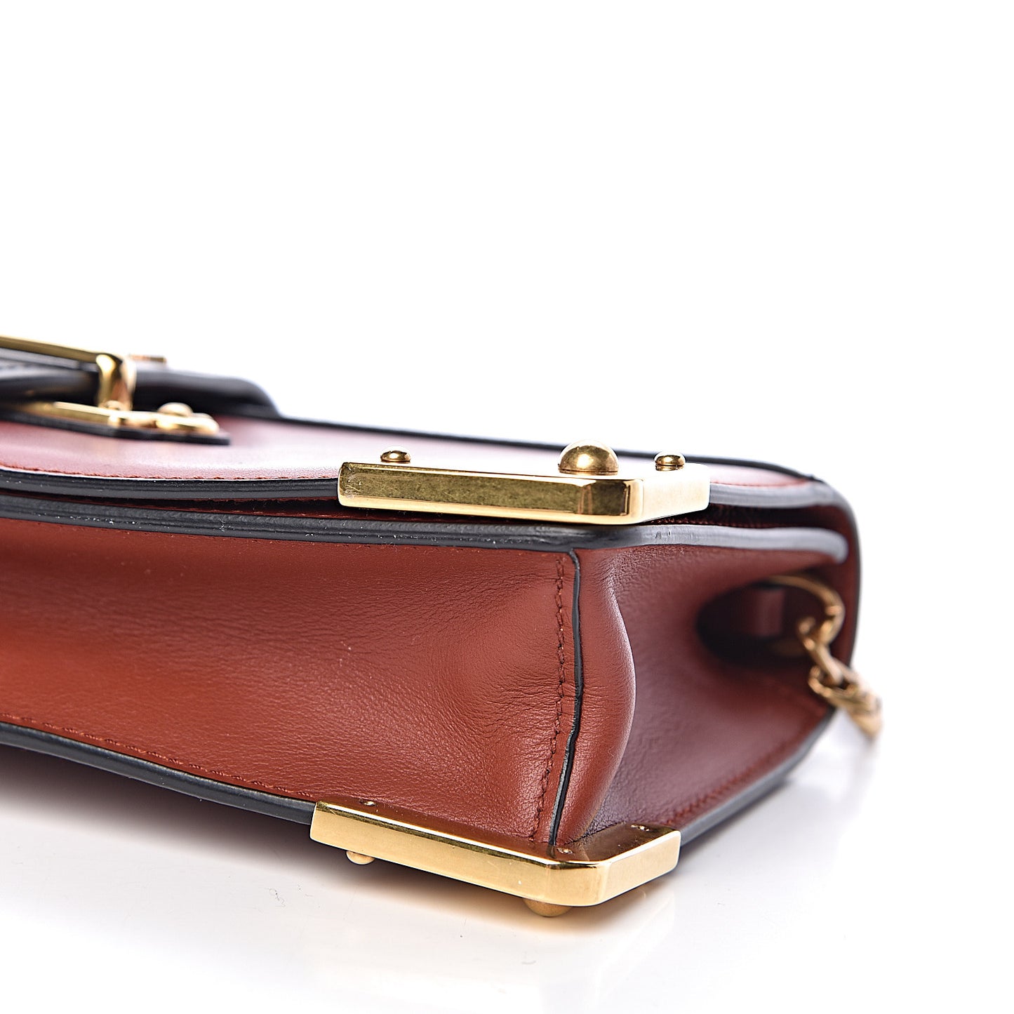 City Calf Saffiano Cahier Pochette Cotto Black