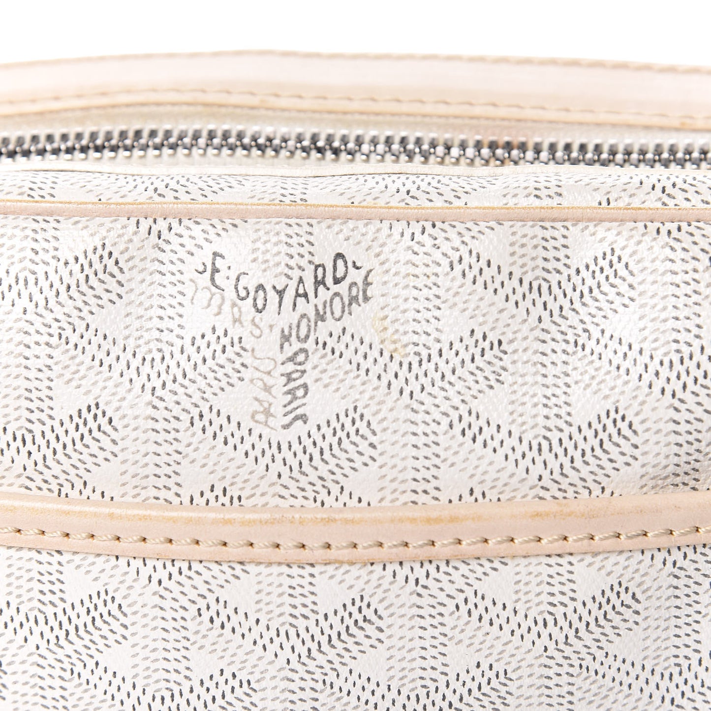 Goyardine Sac Cap Vert White