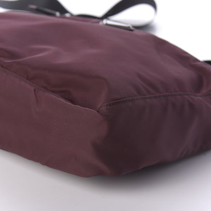 Prada Nylon Vela Flat Messenger Bag Ametista 7 of 9