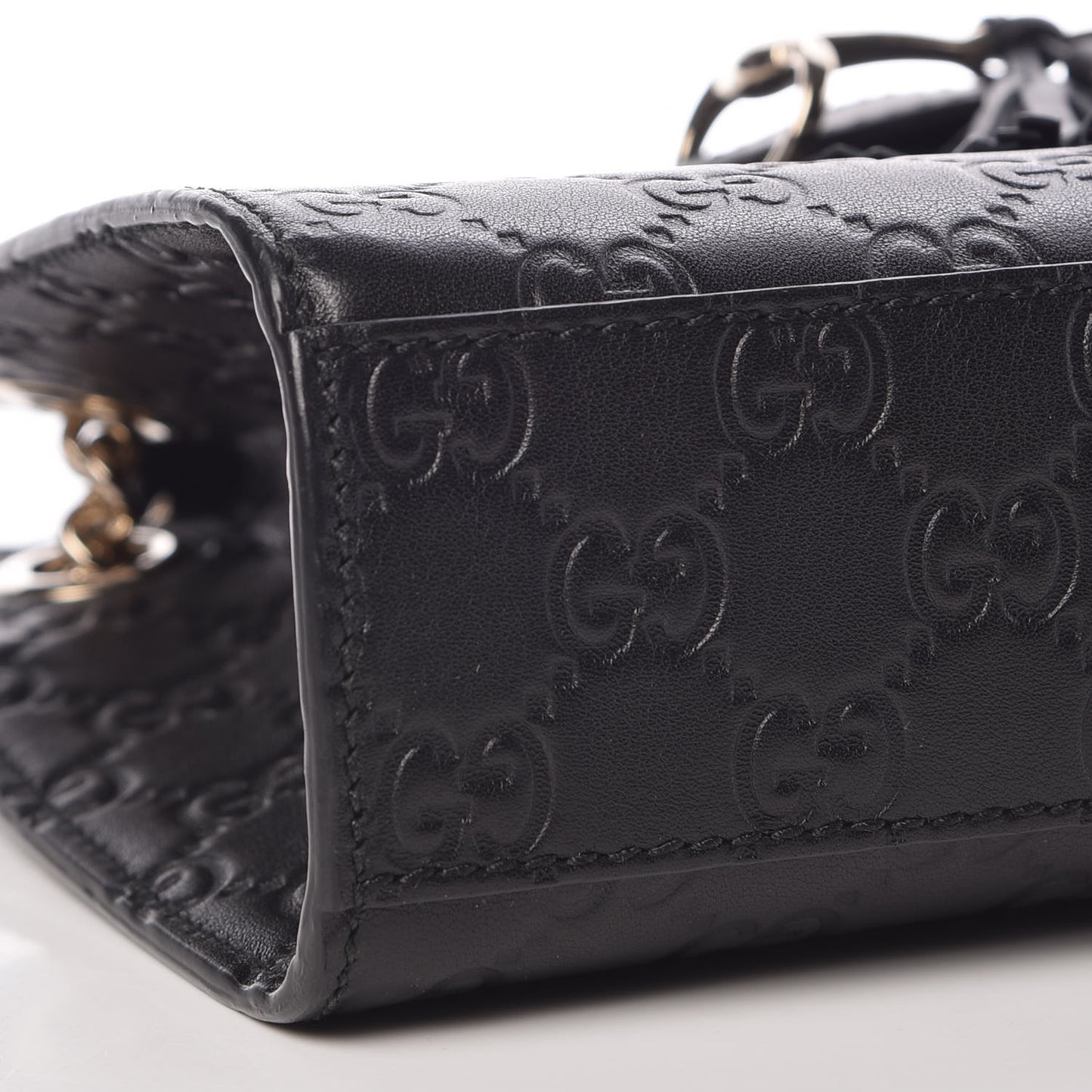 Guccissima Small Emily Shoulder Bag Black