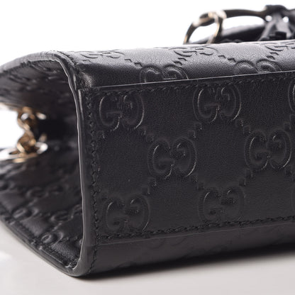 Gucci Guccissima Small Emily Shoulder Bag Black 9 of 11