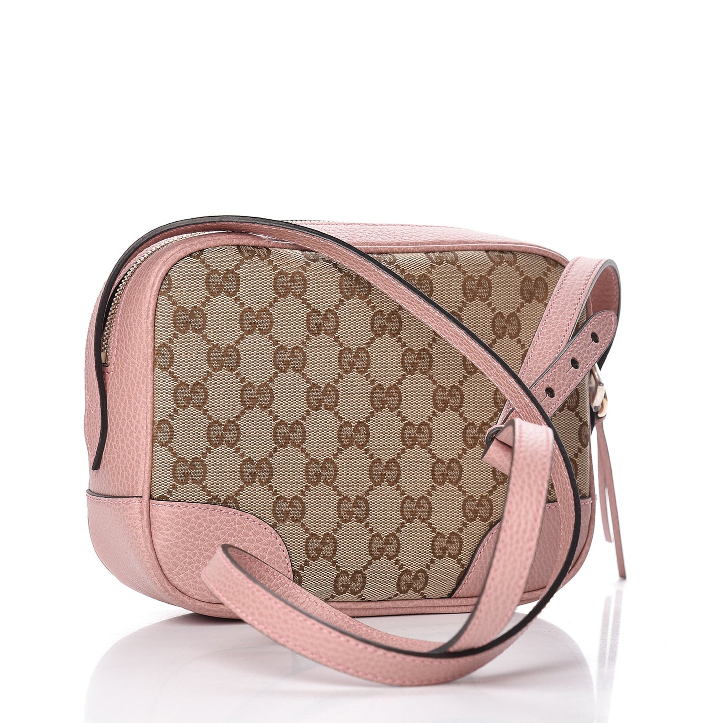 Monogram Mini Bree Messenger Bag Beige Soft Pink