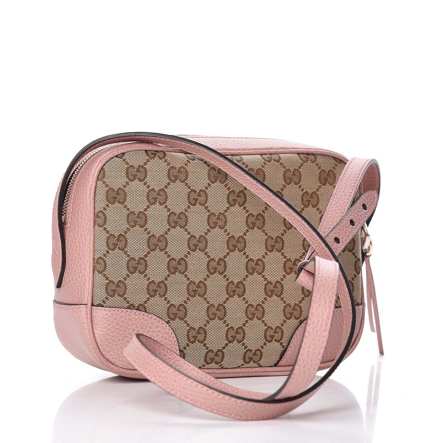 Gucci Monogram Mini Bree Messenger Bag Beige Soft Pink 3 of 10