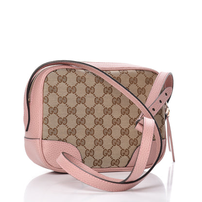 Gucci Monogram Mini Bree Messenger Bag Beige Soft Pink 3 of 10