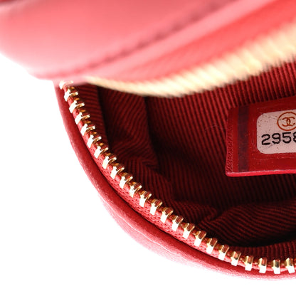 Chanel Lambskin Quilted Waist Bag With Pouch Red 8 of 12
