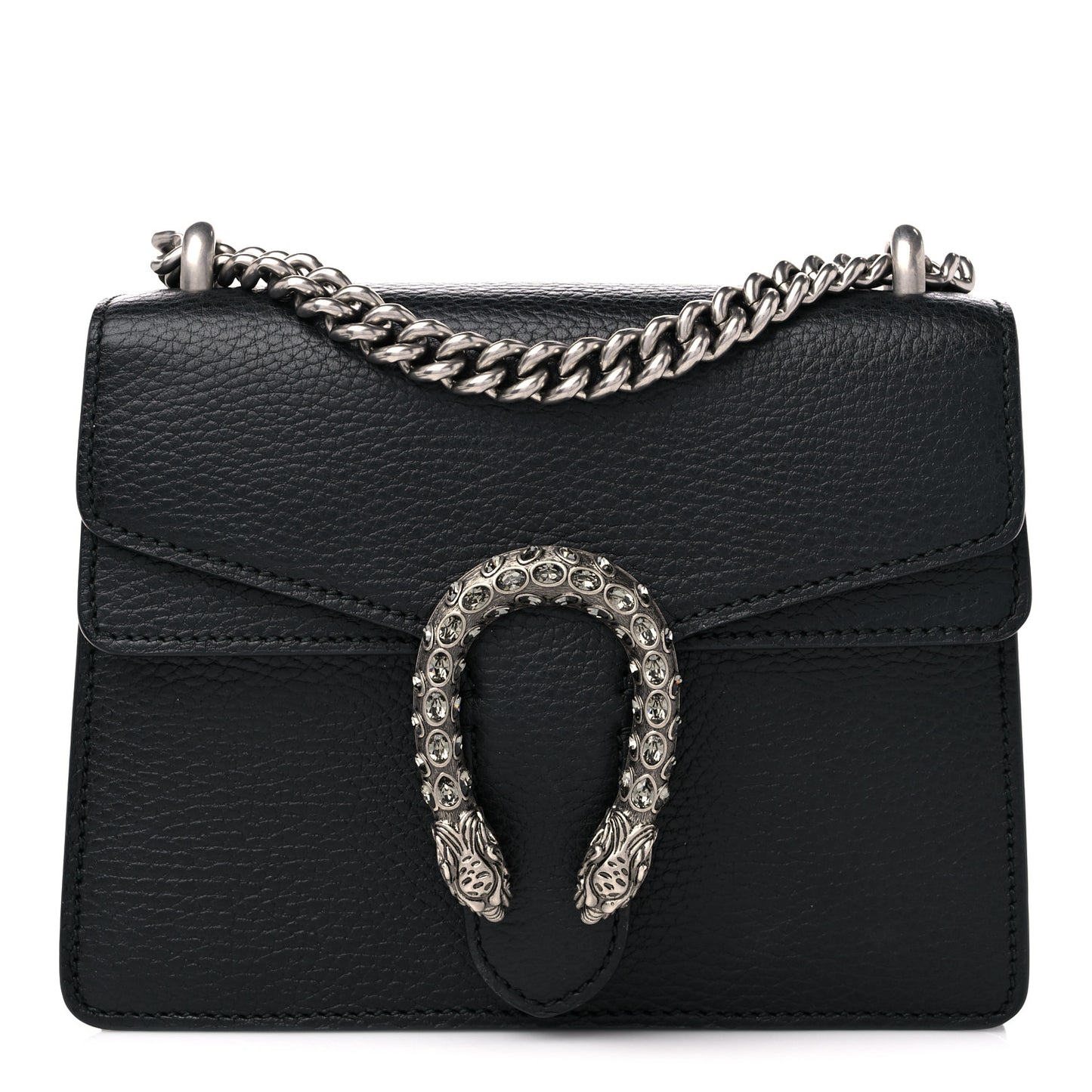 Calfskin Mini Dionysus Shoulder Bag Black
