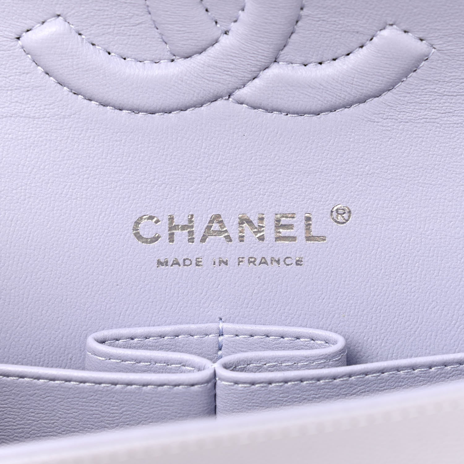 Chanel Caviar Quilted Medium Double Flap Light Purple 8 of 9