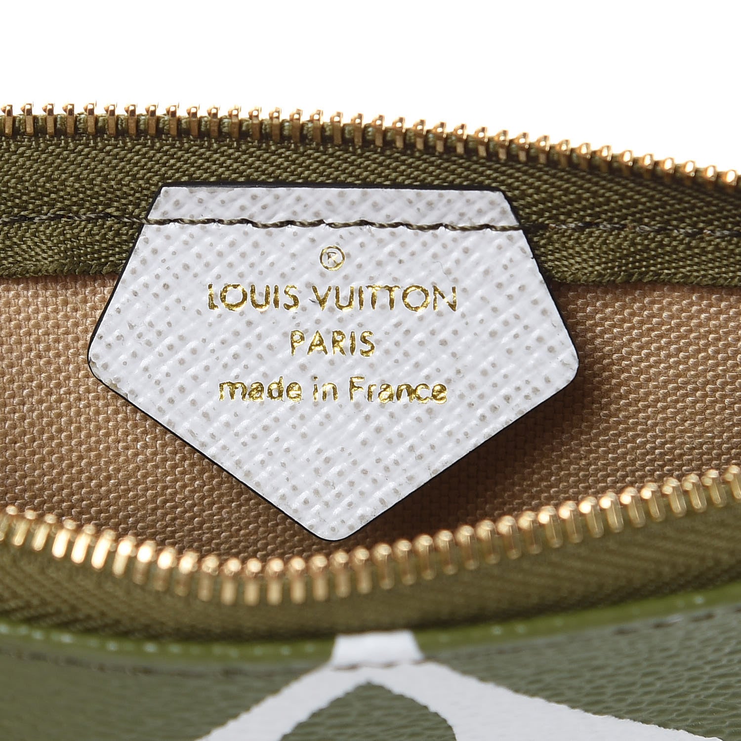 Louis Vuitton Monogram Giant Micro Pochette Accessories Kaki White 6 of 8