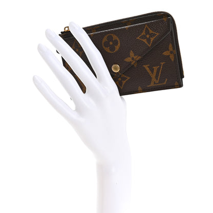 Louis Vuitton Monogram Recto Verso Card Holder Black 2 of 12