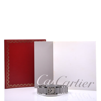 Cartier Stainless Steel 28mm Tank Francaise Automatic Watch 7 of 7
