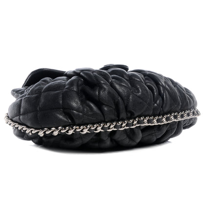 Chanel Lambskin Chain Around Medium Messenger Bag Black 4 of 8