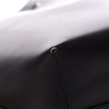 Mansur Gavriel Vegetable Tanned Calfskin Bucket Bag Black Flamma 13 of 14