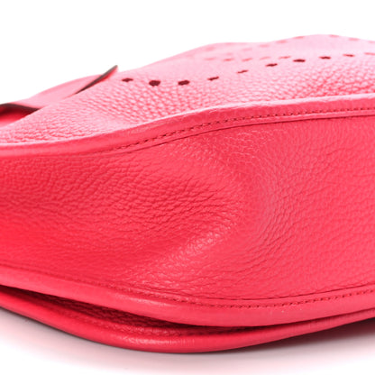 Hermes Taurillon Clemence Evelyne III PM Rose Extreme 8 of 10