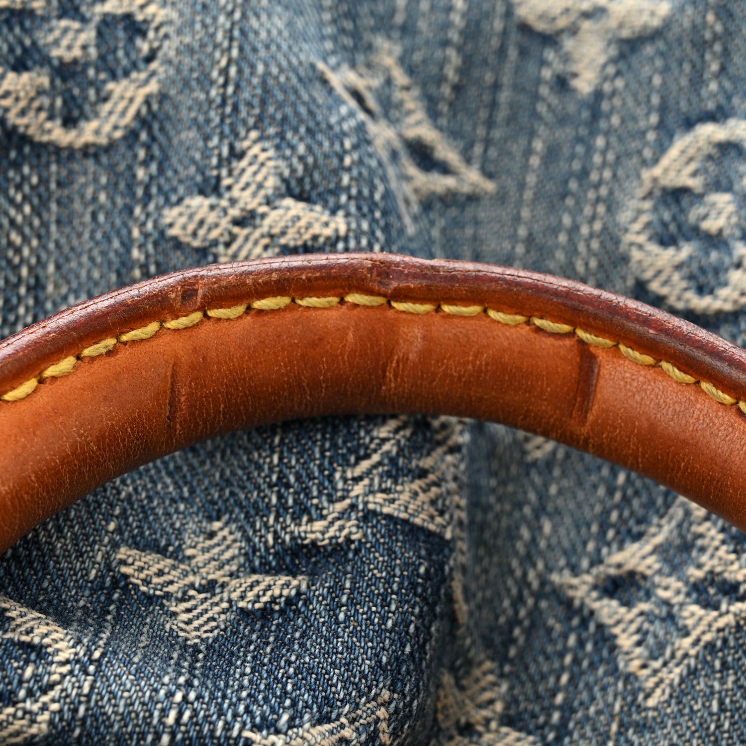 Louis Vuitton Monogram Denim Pleaty Blue 10 of 11