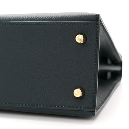 Hermes Epsom Kelly Sellier 25 Vert Cypress 10 of 11