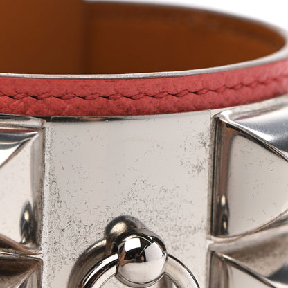 Hermes Epsom Collier de Chien CDC Bracelet S Rose Jaipur 6 of 7