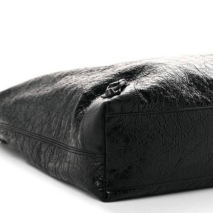 Balenciaga Arena Lambskin Classic Hardware Medium Le City Hobo Bag Black 9 of 10