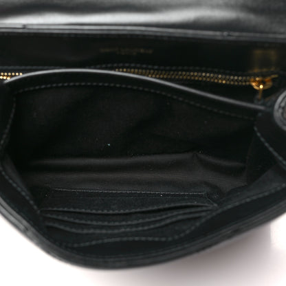 Saint Laurent Calfskin Y Quilted Monogram Toy Loulou Crossbody Bag Black 5 of 10