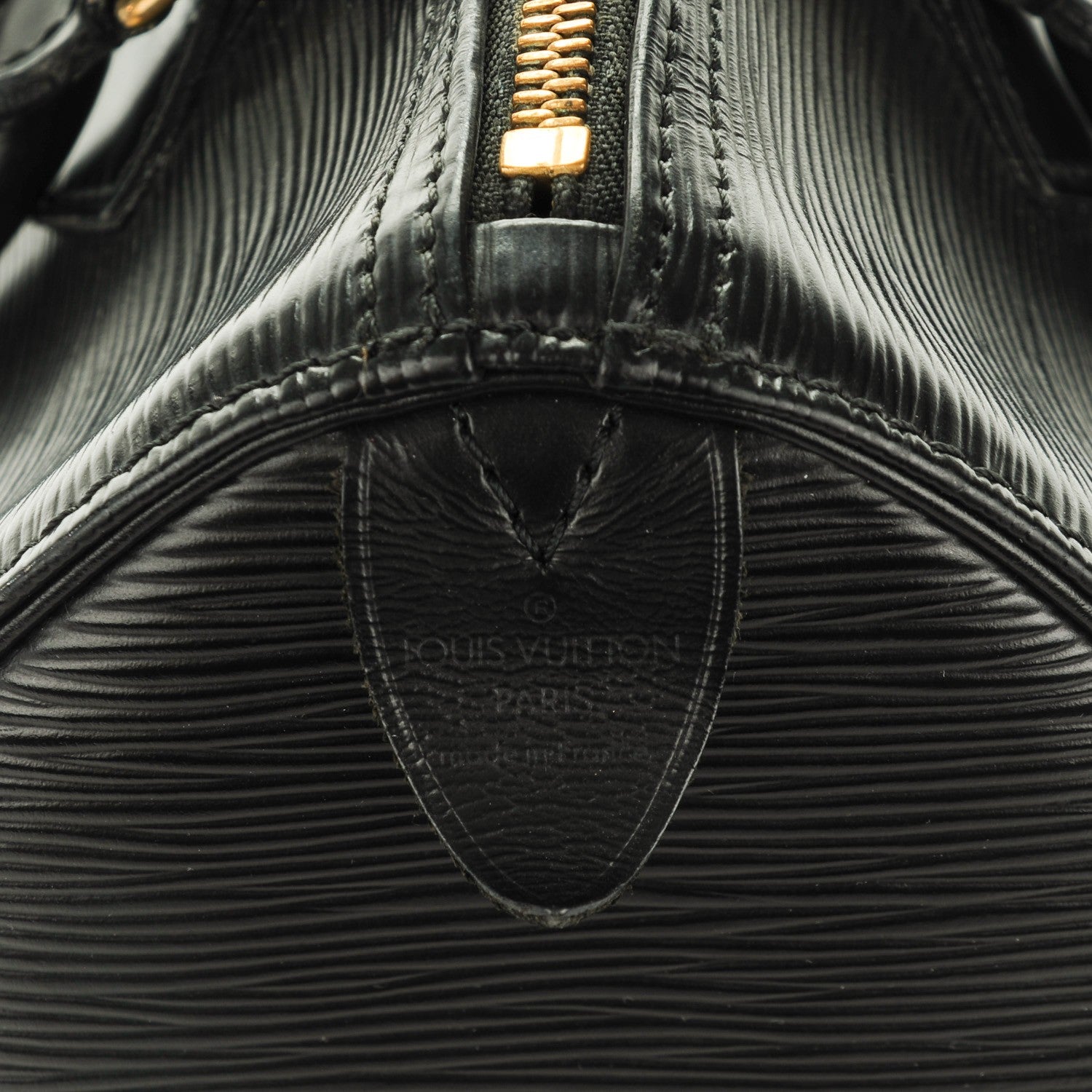 Louis Vuitton Epi Speedy 25 Black 5 of 7