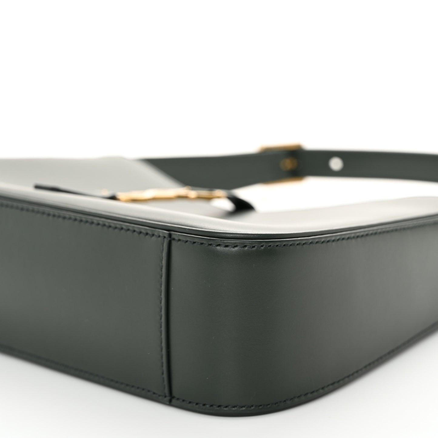 Smooth Calfskin Le 5 A 7 Hobo Vert Fonce
