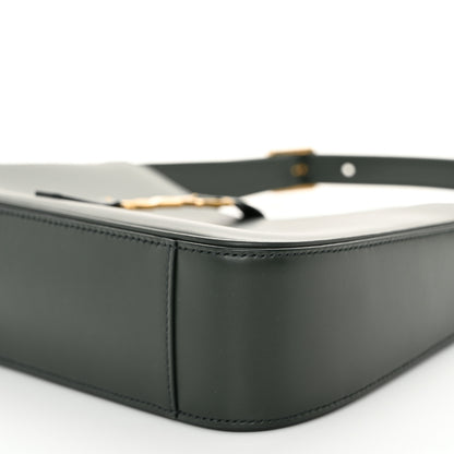 Saint Laurent Smooth Calfskin Le 5 A 7 Hobo Vert Fonce 10 of 12