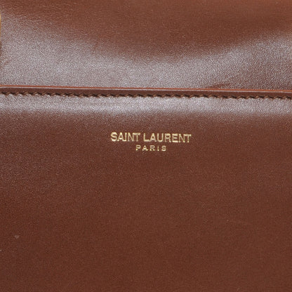 Saint Laurent Leather Classic Duffle 6 Bag Cognac 6 of 10