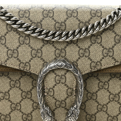 Gucci GG Supreme Monogram Small Dionysus Shoulder Bag Taupe 8 of 15