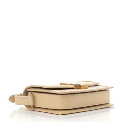 Saint Laurent Smooth Calfskin Small Solferino Satchel Ivory Natural 4 of 11
