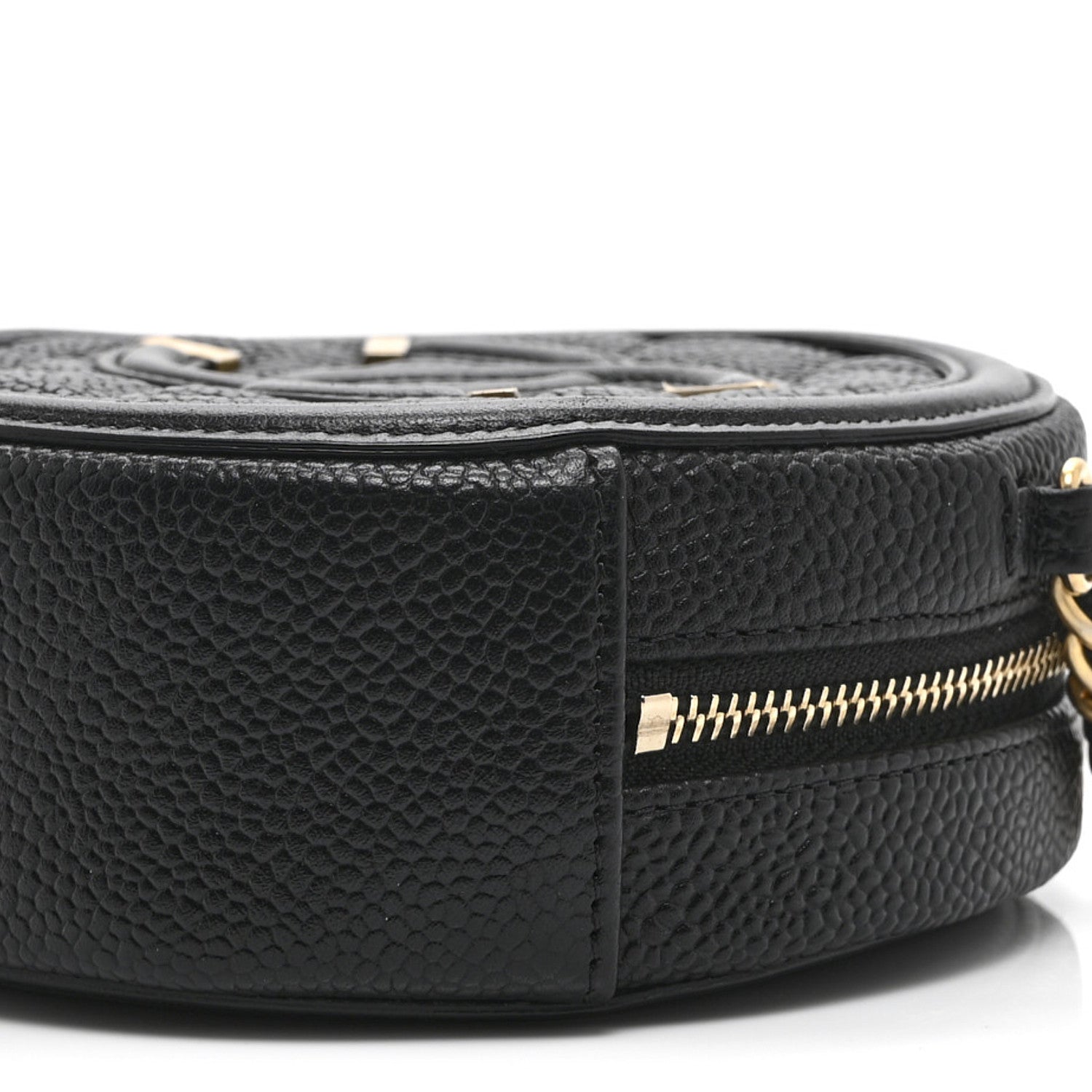 Chanel Caviar Quilted Round Filigree Crossbody Black 10 of 11