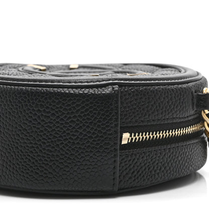 Chanel Caviar Quilted Round Filigree Crossbody Black 10 of 11