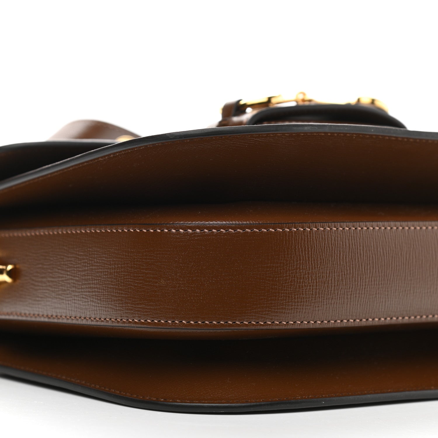Gucci Azalea Calfskin Horsebit 1955 Shoulder Bag Brown Sugar 11 of 12