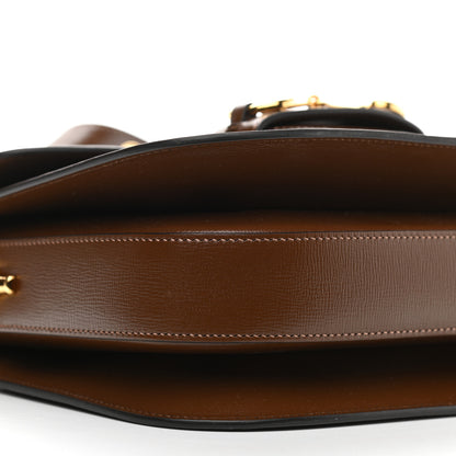 Gucci Azalea Calfskin Horsebit 1955 Shoulder Bag Brown Sugar 11 of 12