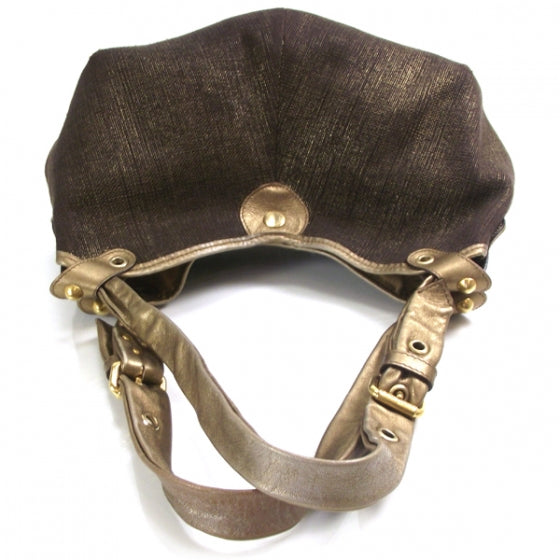 Jimmy Choo Canvas Oracle Hobo Metallic 6 of 9