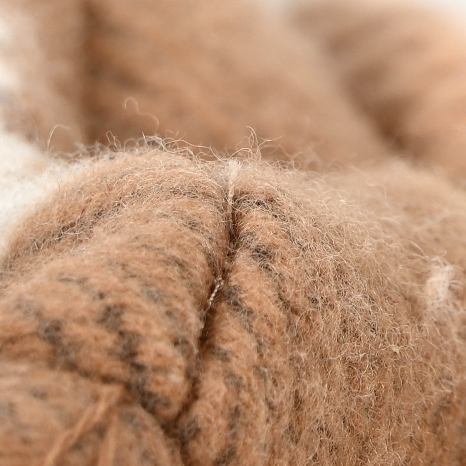 Hermes Wool Cashmere Avalon Pillow PM Ecru Camel 5 of 5