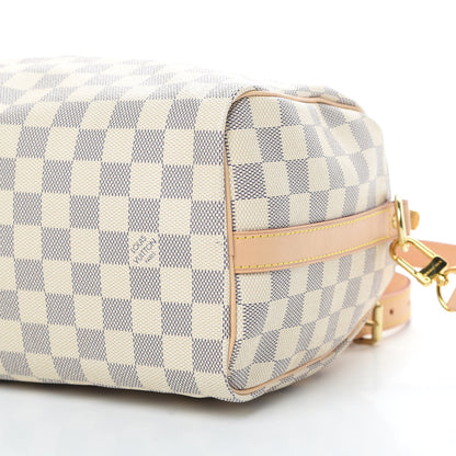 Louis Vuitton Damier Azur Speedy Bandouliere 25 10 of 13