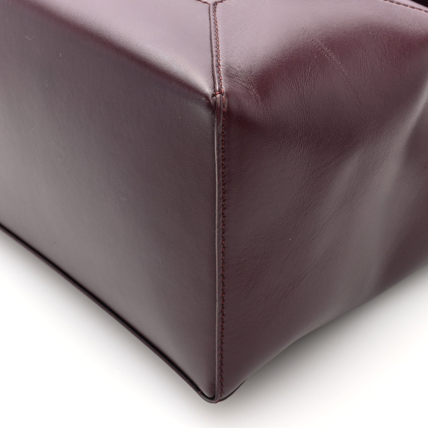Loewe Calfskin Large Puzzle Edge Bag Burgundy 9 of 9
