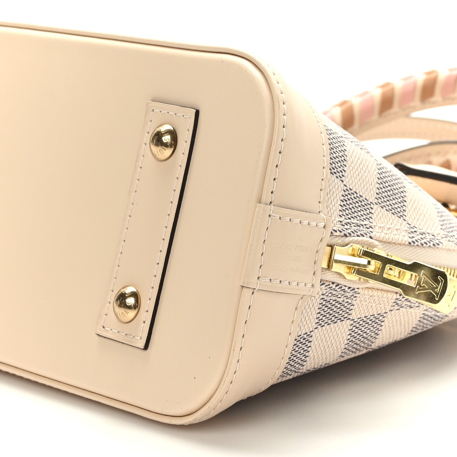 Louis Vuitton Damier Azur Braided Alma BB 8 of 8