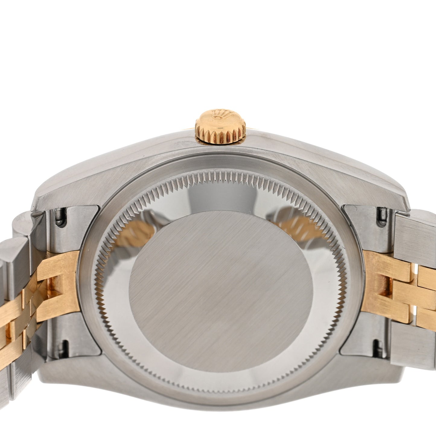 Stainless Steel 18K Yellow Gold 36mm Oyster Perpetual Datejust Watch Champagne Roman 116233