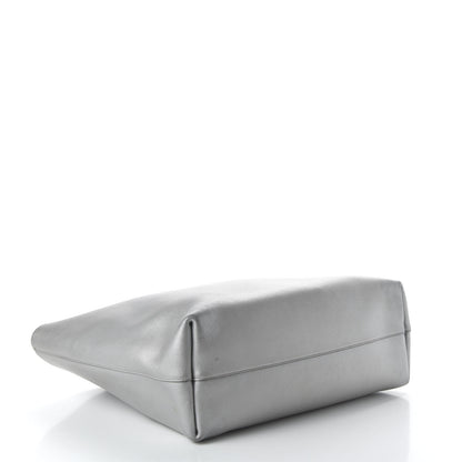 Saint Laurent Metallic Calfskin Large Shopping Tote Silver 4 of 11