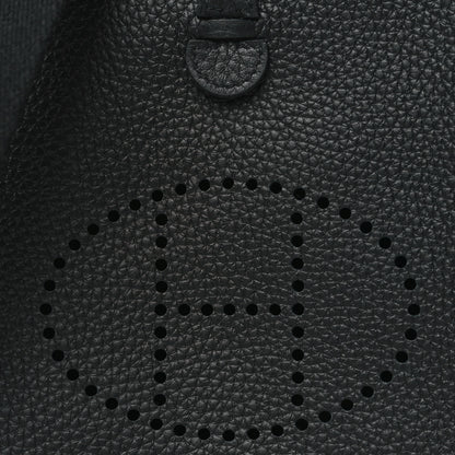 Hermes Taurillon Clemence Evelyne TPM Black 8 of 10